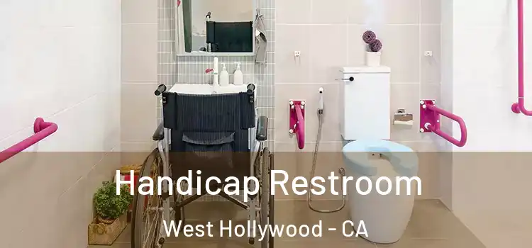  Handicap Restroom West Hollywood - CA