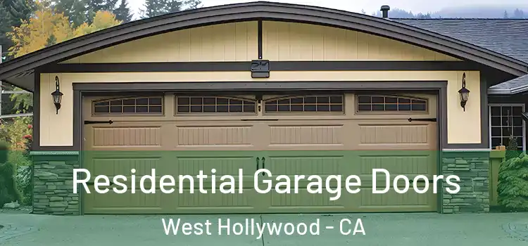  Residential Garage Doors West Hollywood - CA